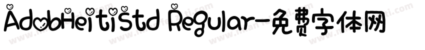 AdobHeitiStd Regular字体转换